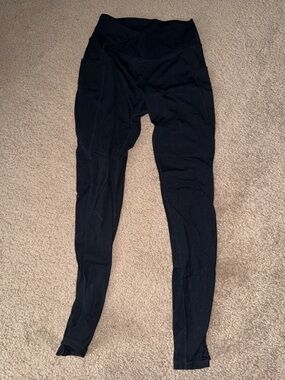 Black High-Waist Active Leggings